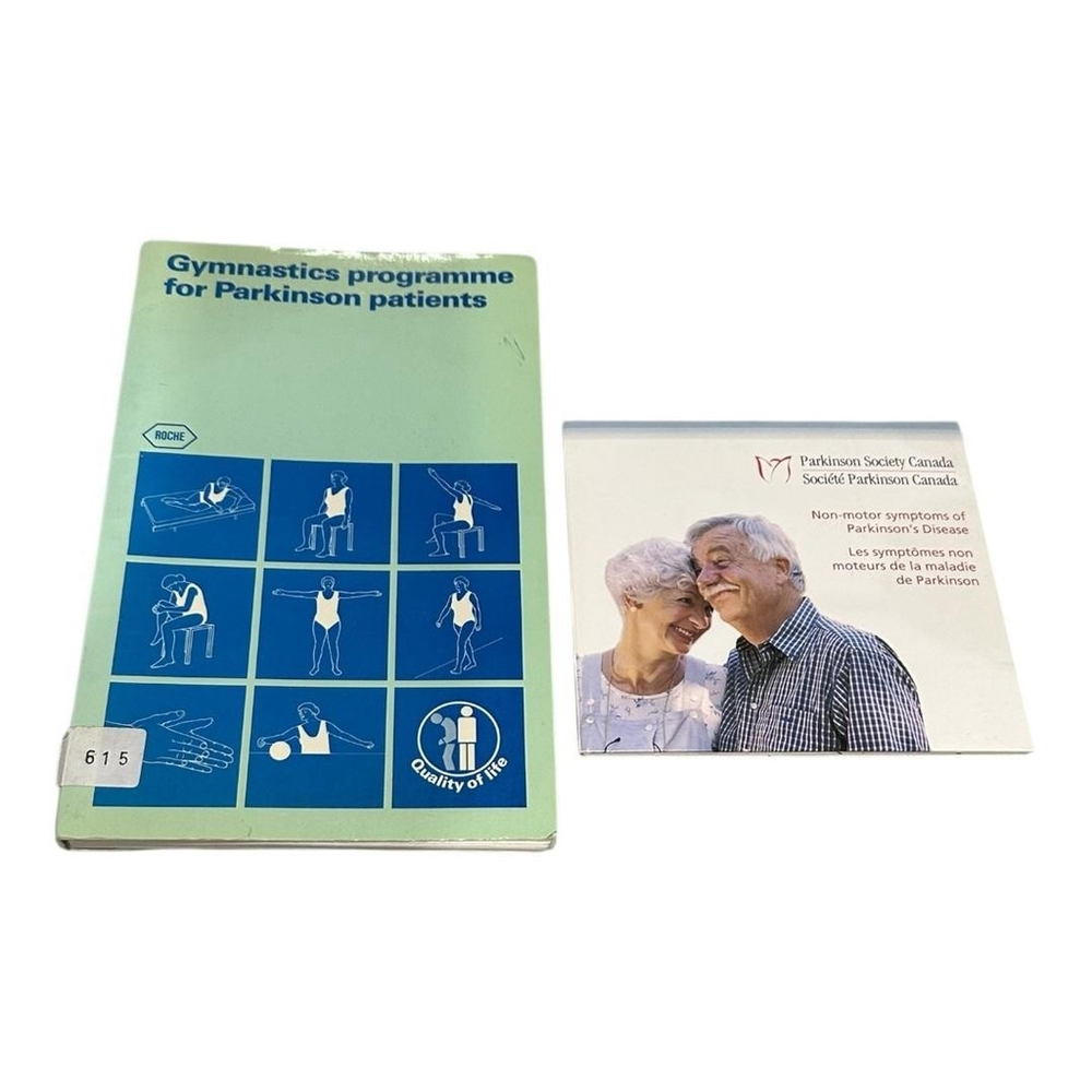 Vintage Gymnastics Programme Parkinson Patients Book & Non Motor Symptoms CD Lot